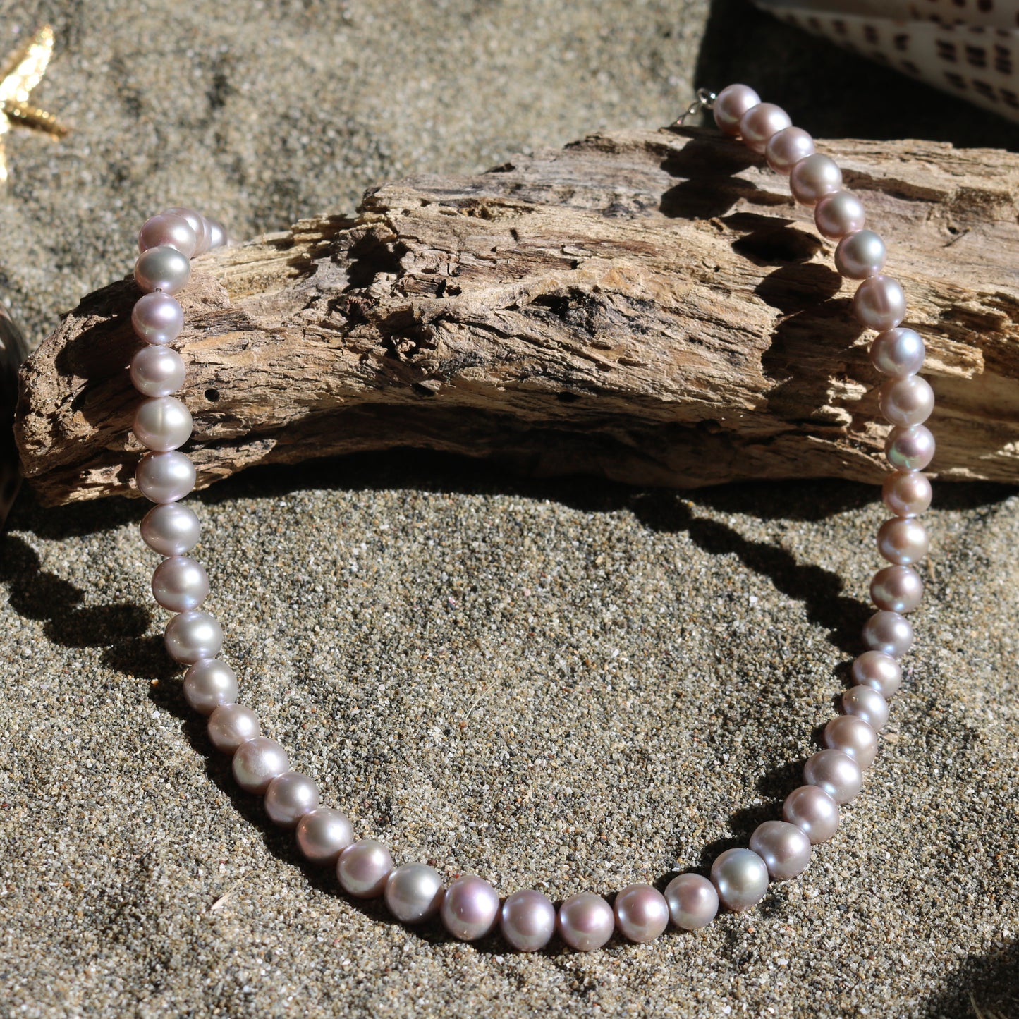 Ocean Eyes Pearl Necklace