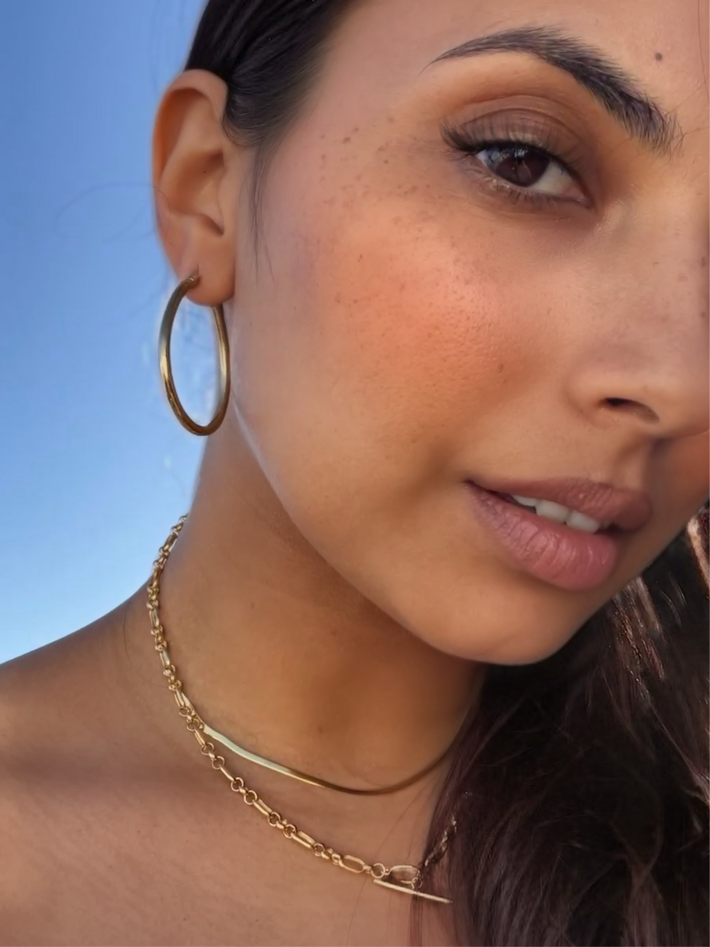 Sunbeam Hoop Earrings