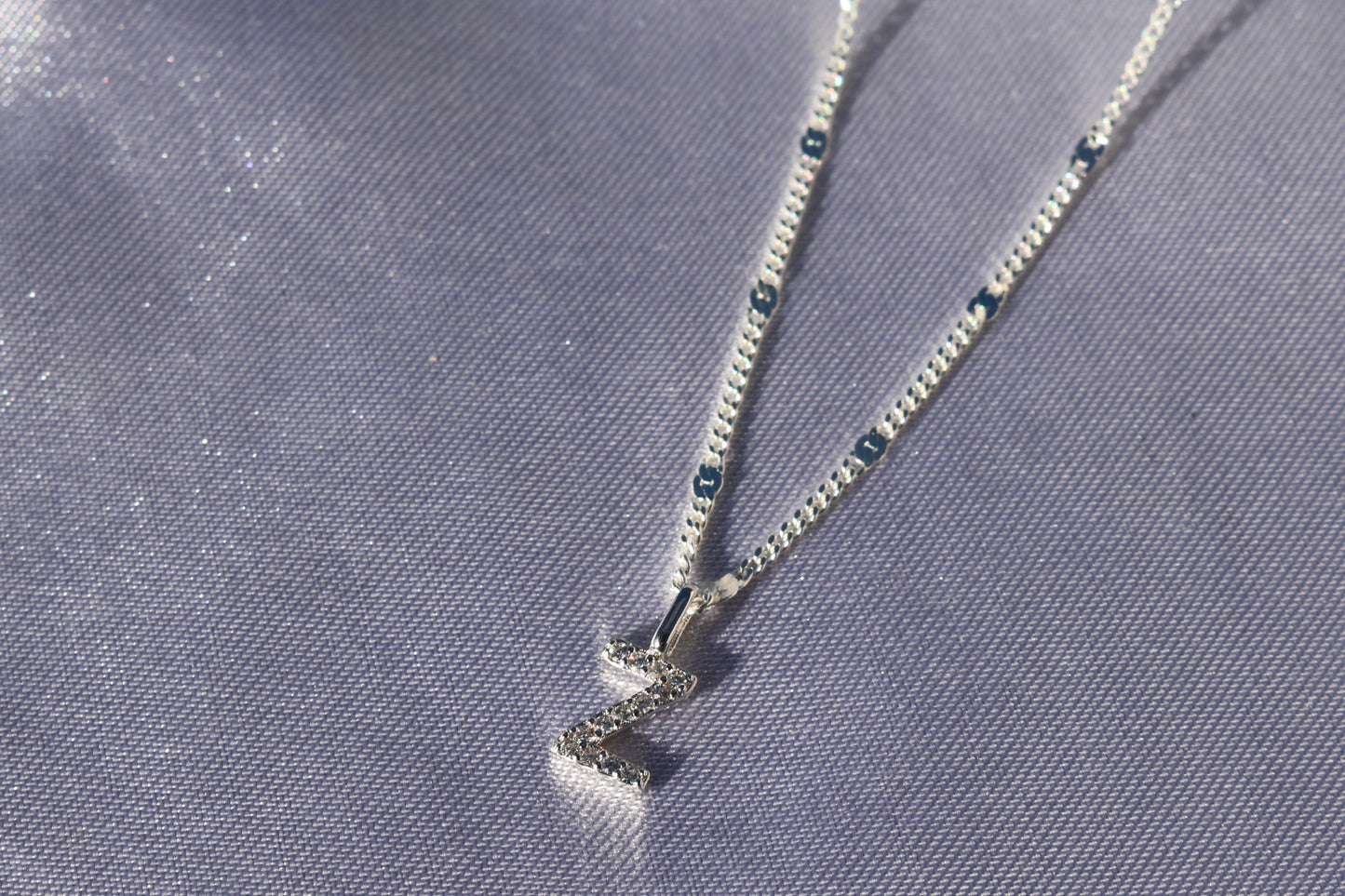 Last Light Initial Necklace