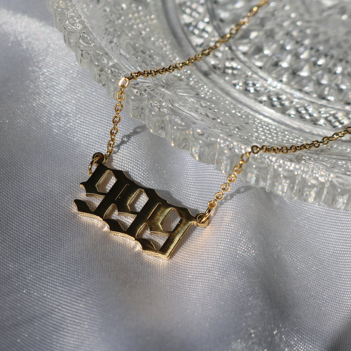 999 Infinity Angel Number Necklace
