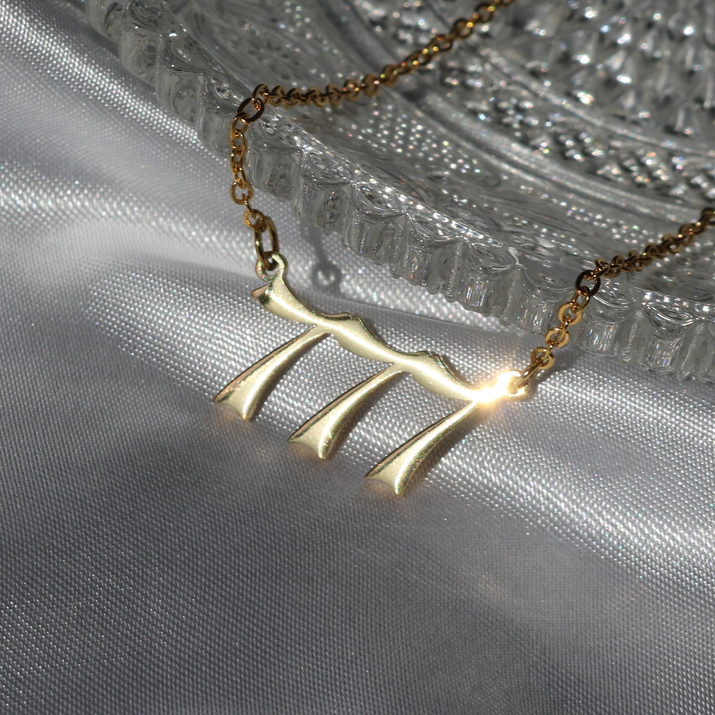 777 Infinity Angel Number Necklace