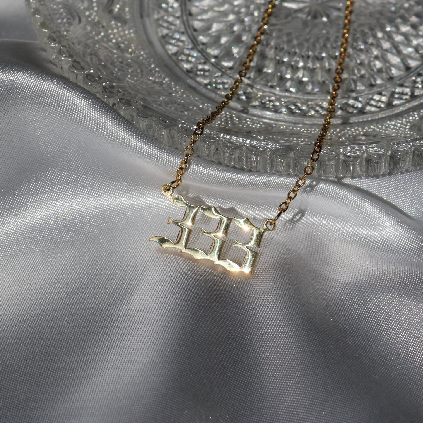 333 Infinity Angel Number Necklace