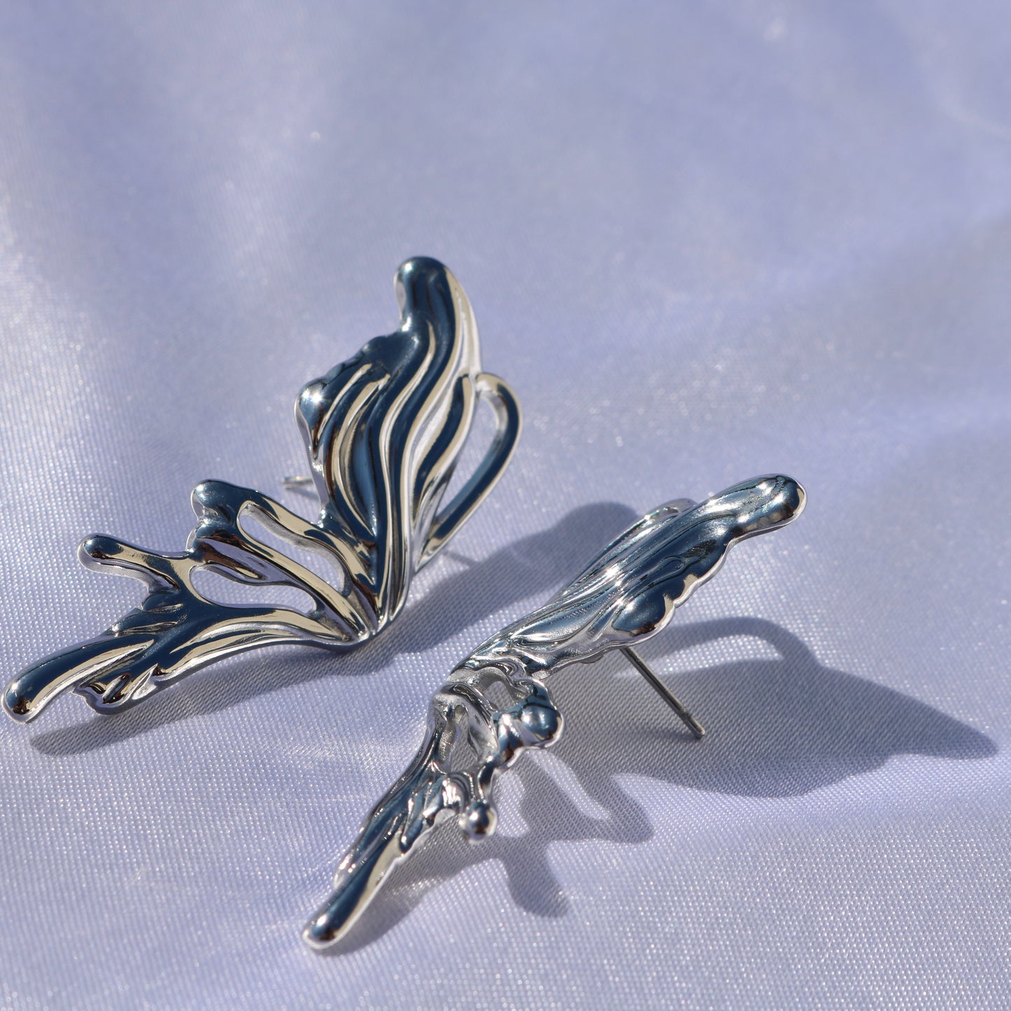 Ethereal Butterfly Stud Earrings