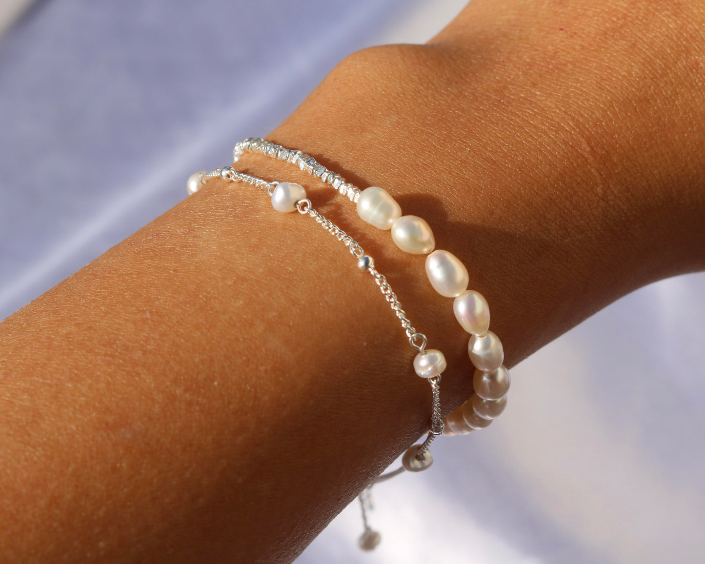 Half Light Pearl Bracelet